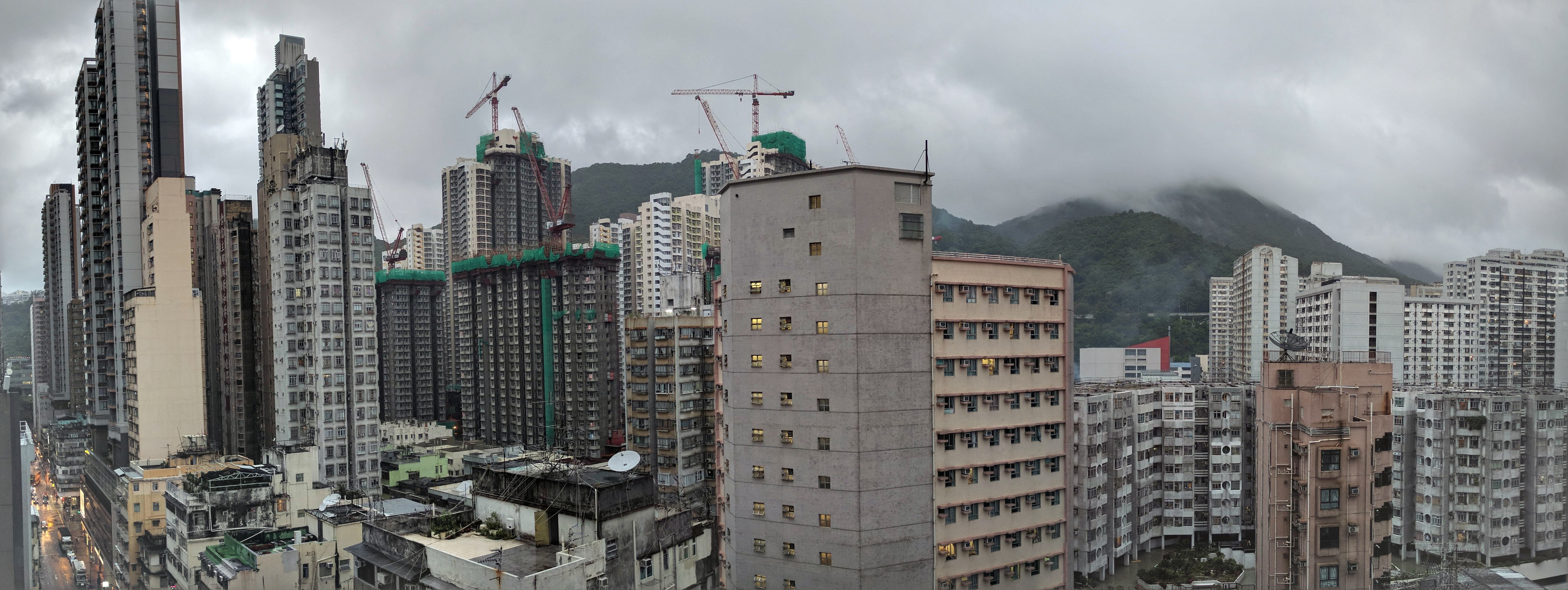 Panorama urbain Hong-Kong